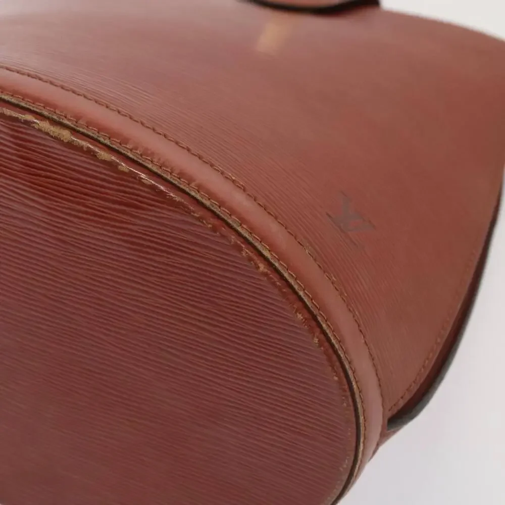 LOUIS VUITTON Epi Cluny Shoulder Bag Brown M52253